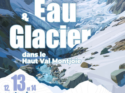 Affiche Eau et Glacier - Contamines-Montjoie