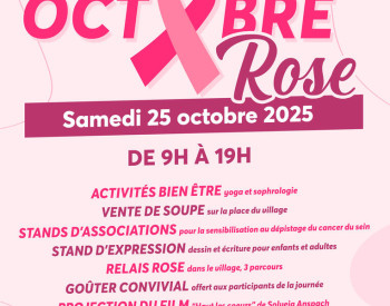 affiche octobre rose 25