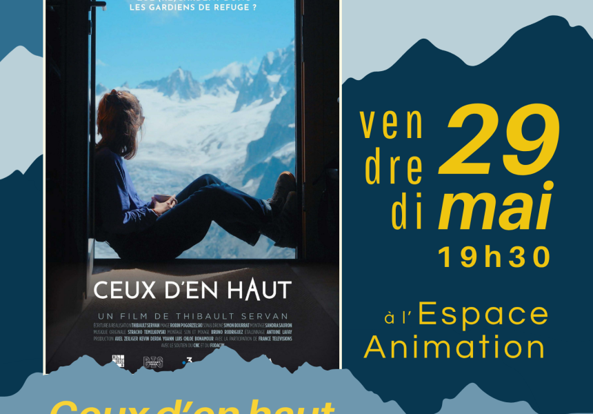 Affiche projection echanges Ceux d'en Haut