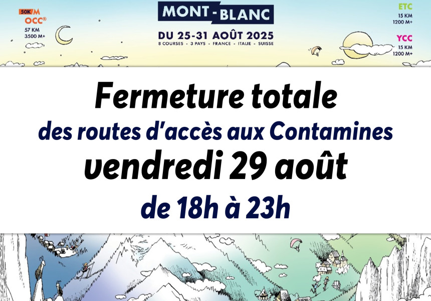 Affiche restriction de circulation 2025