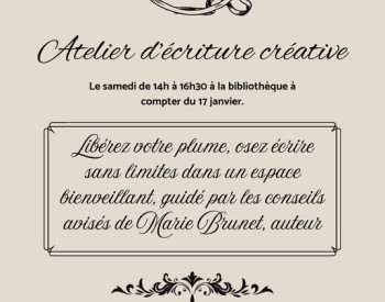 Ateliers écriture Contamines 2026