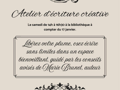 Ateliers écriture Contamines 2026