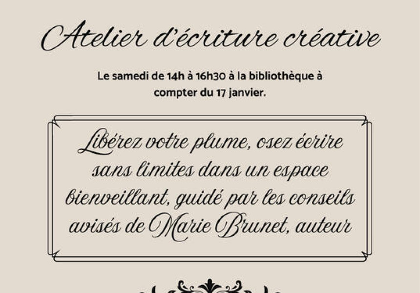 Ateliers écriture Contamines 2026