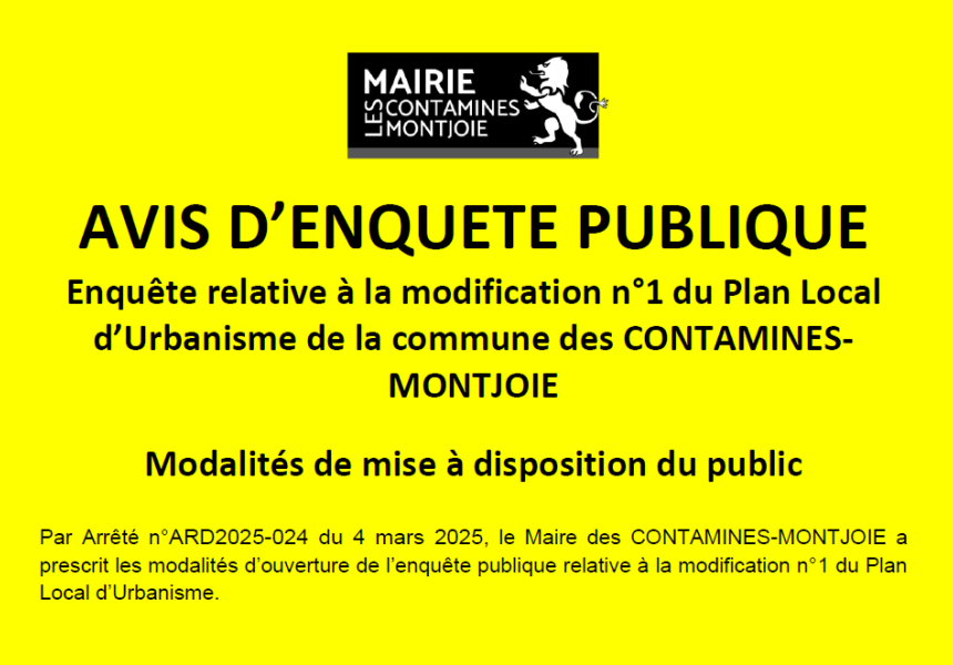 Capture Avis d'enquête publique 04-03-2025