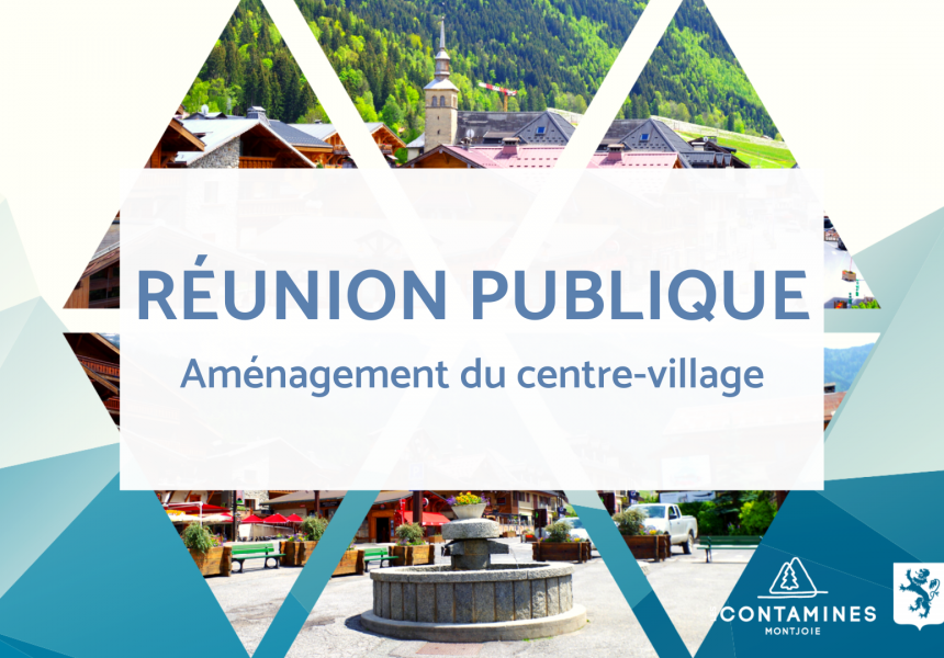 Réunion publique - Aménagement du centre village