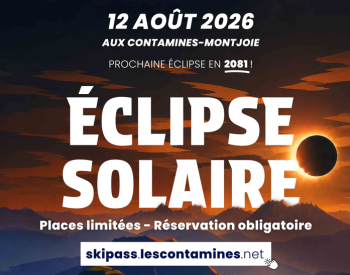 Eclipse 12 août 2026 aux Contamines
