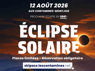 Eclipse 12 août 2026 aux Contamines