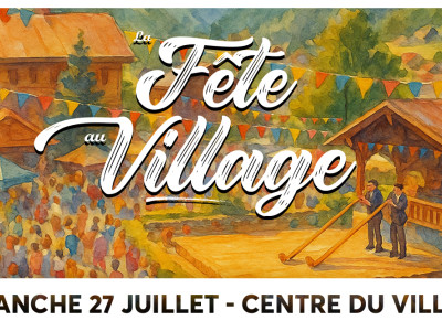 Fête au village - annonce 27-07-2025