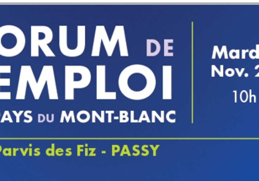 Forum Emploi Pays du Mont-Blanc