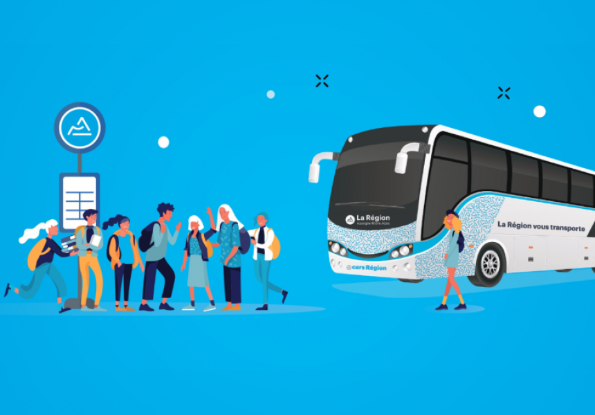 Illustration transport © Région Auvergne-Rhône-Alpes
