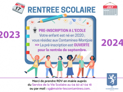 rentrée scolaire 2023-24