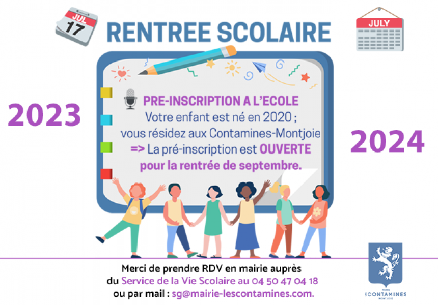 rentrée scolaire 2023-24