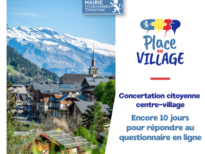 J-10 répondez au questionnaire centre-village