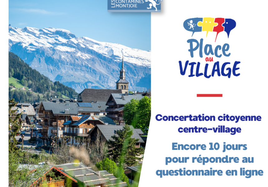 J-10 répondez au questionnaire centre-village