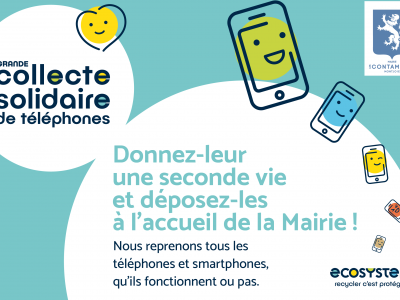 Collecte solidaire de téléphones