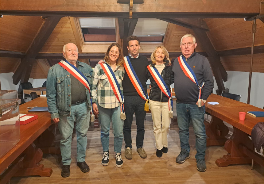 maire et adjoints - Conseil installation 20 03 2026