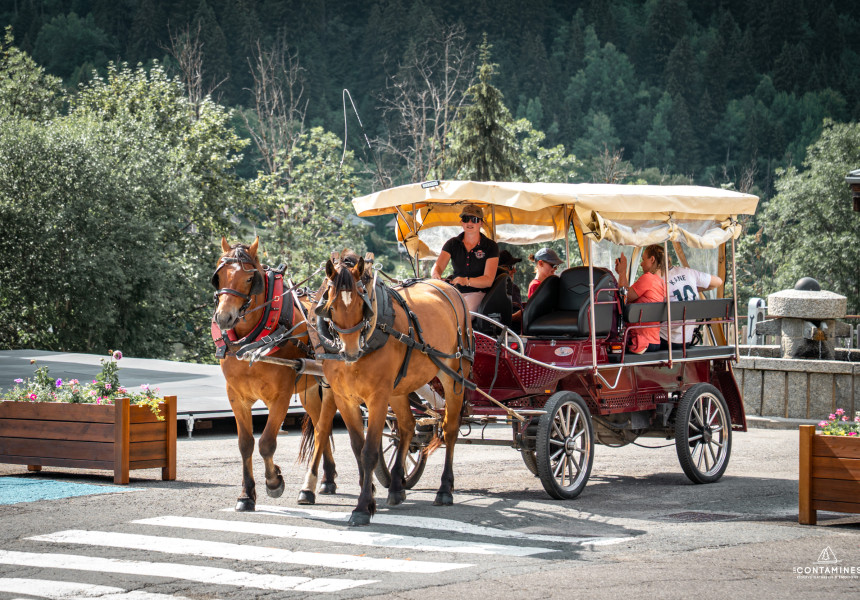 Navettes Hippomobiles - photo Les Contamines Tourisme-9