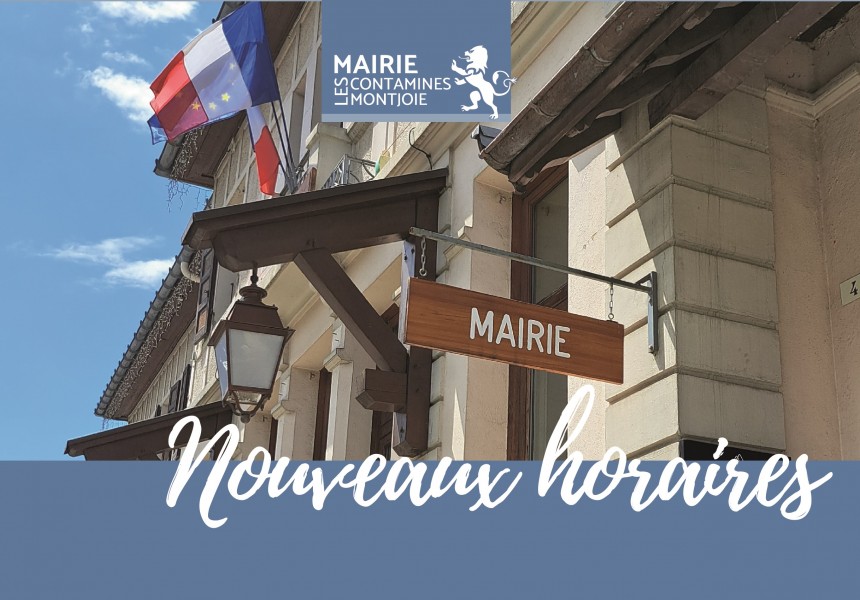 nouveaux horaires Mairie sliders - Copie