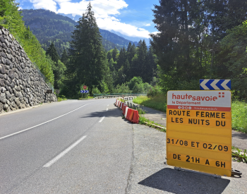 travaux Pont des Crouets