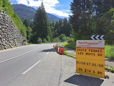 travaux Pont des Crouets