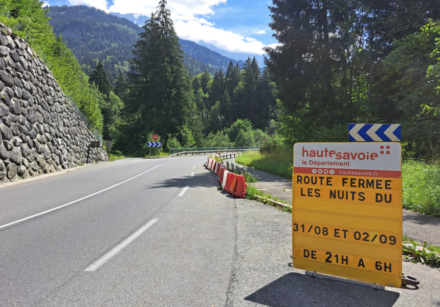 travaux Pont des Crouets