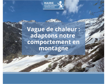 vague chaleur - risque montagne