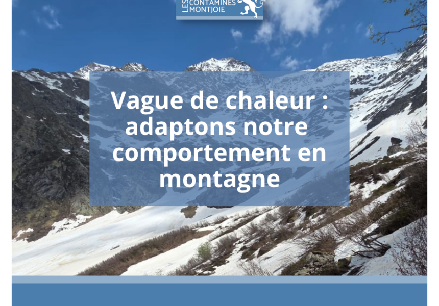 vague chaleur - risque montagne